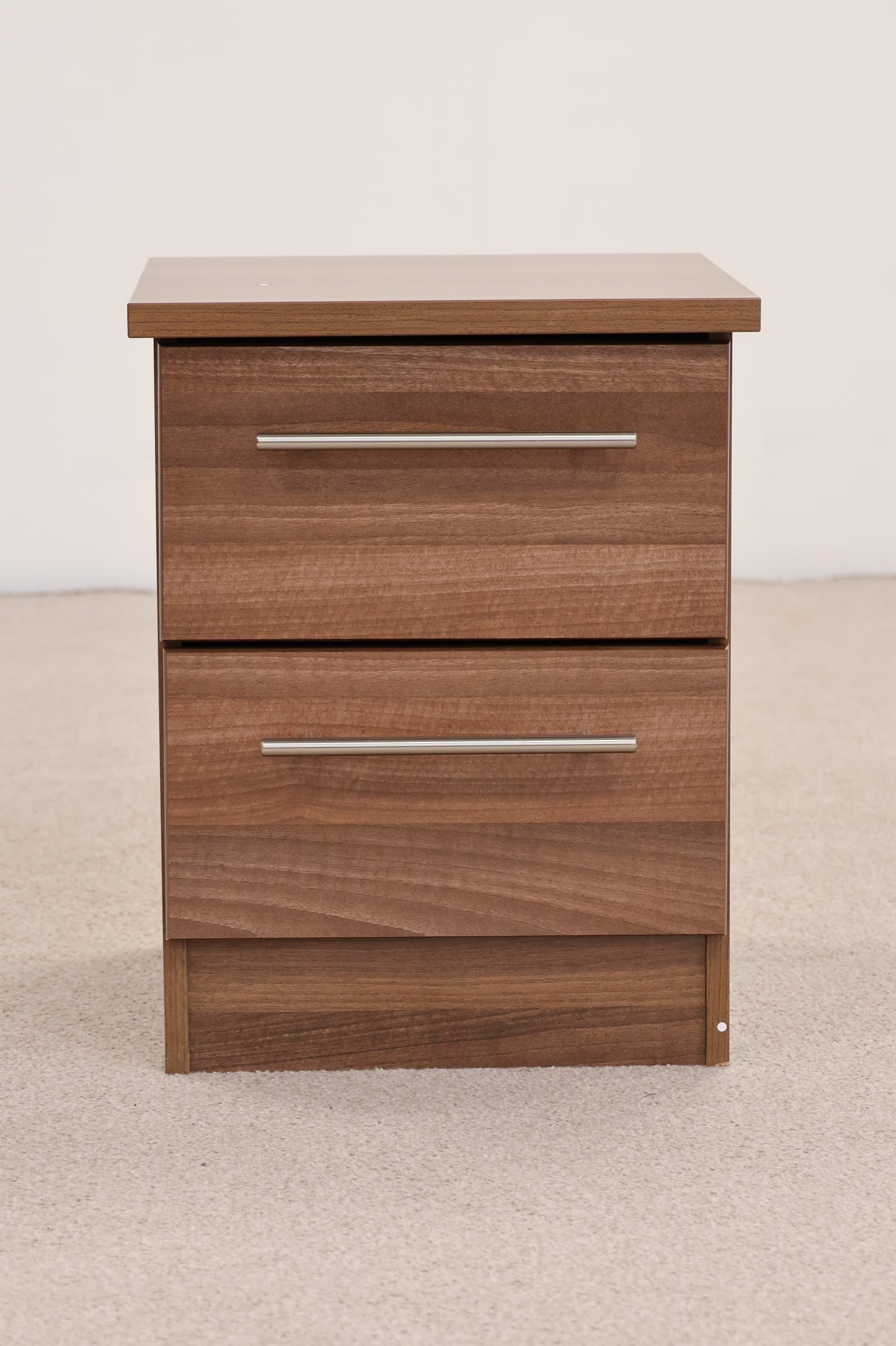 Bedside Drawers with Walnut Finish