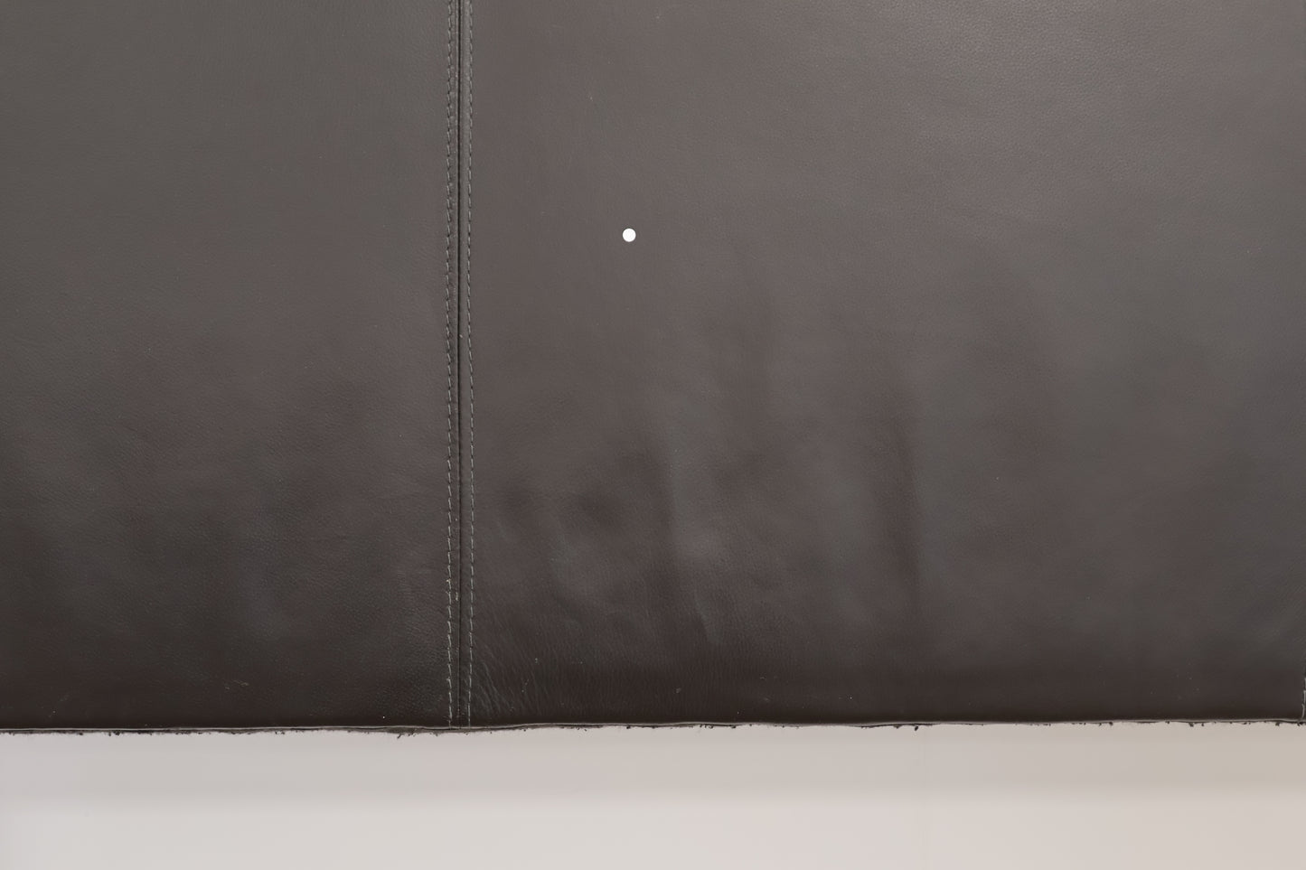 Dark Brown Faux Leather Headboard