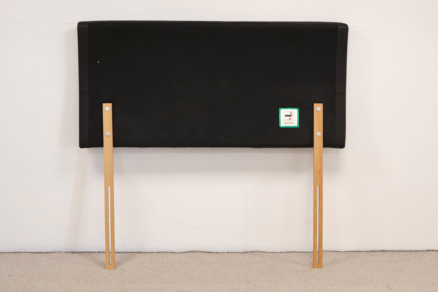 Dark Brown Faux Leather Headboard