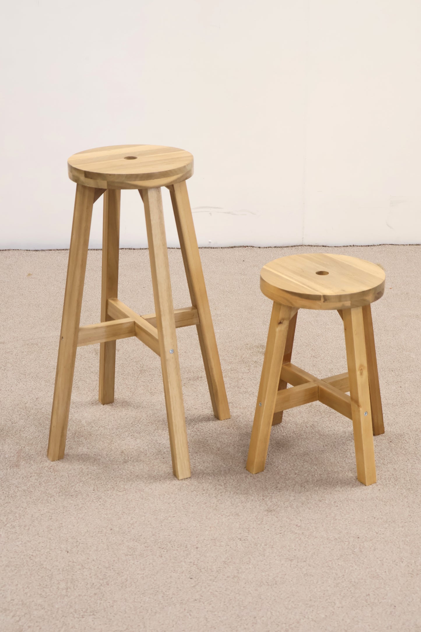 Wooden Stools by Ikea