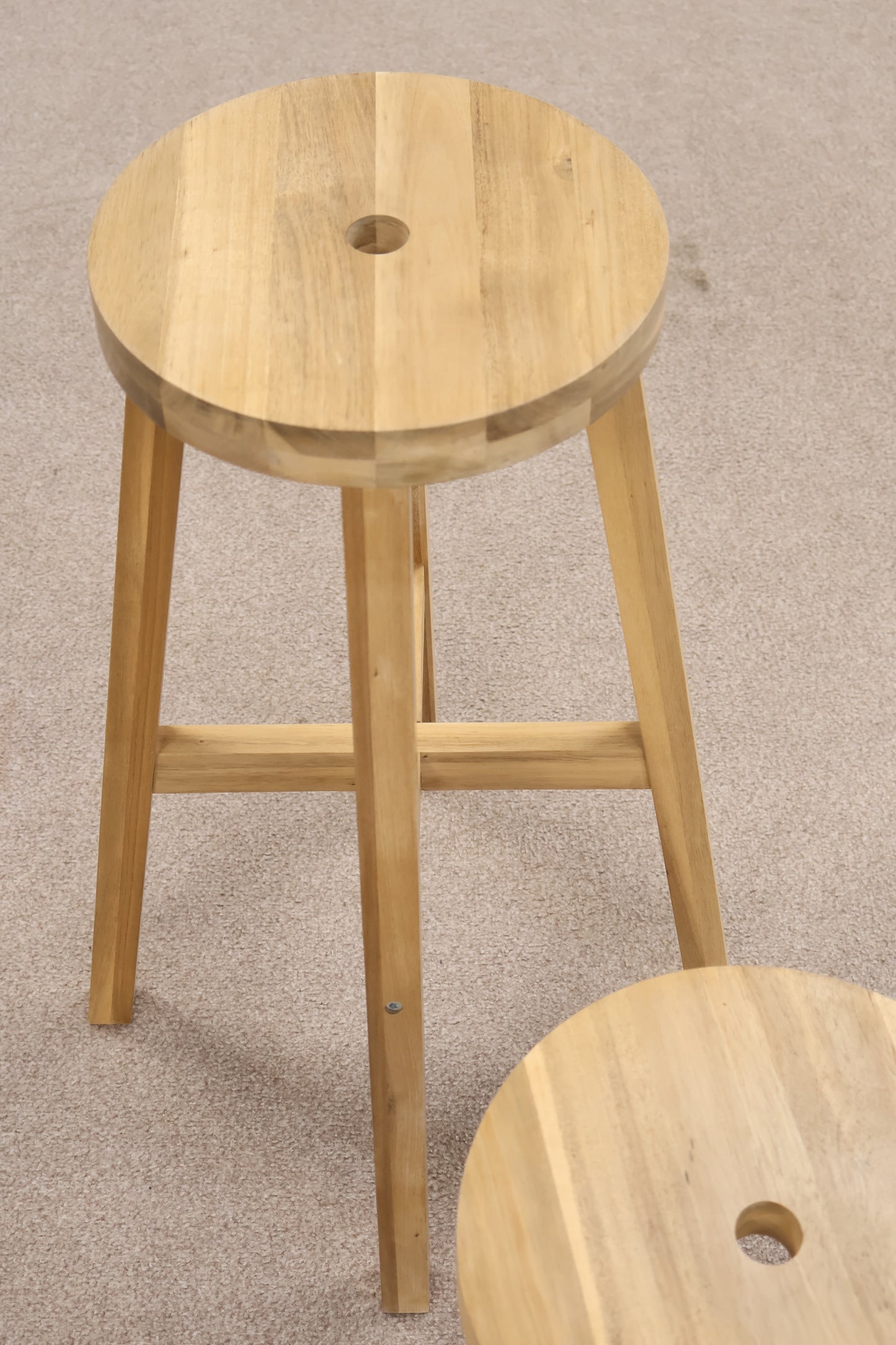 Wooden Stools by Ikea