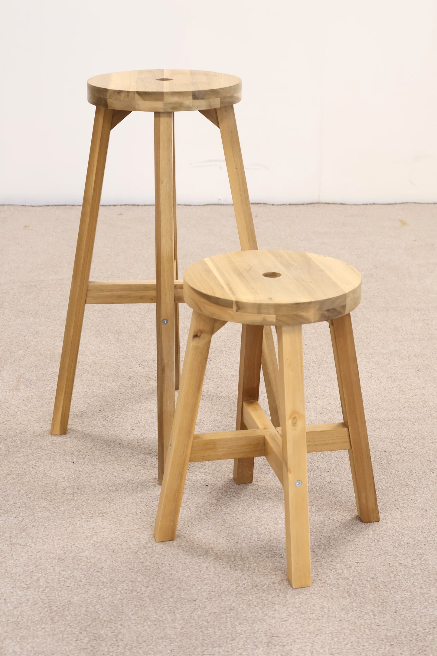 Wooden Stools by Ikea