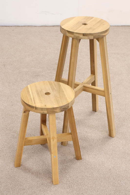 Wooden Stools by Ikea