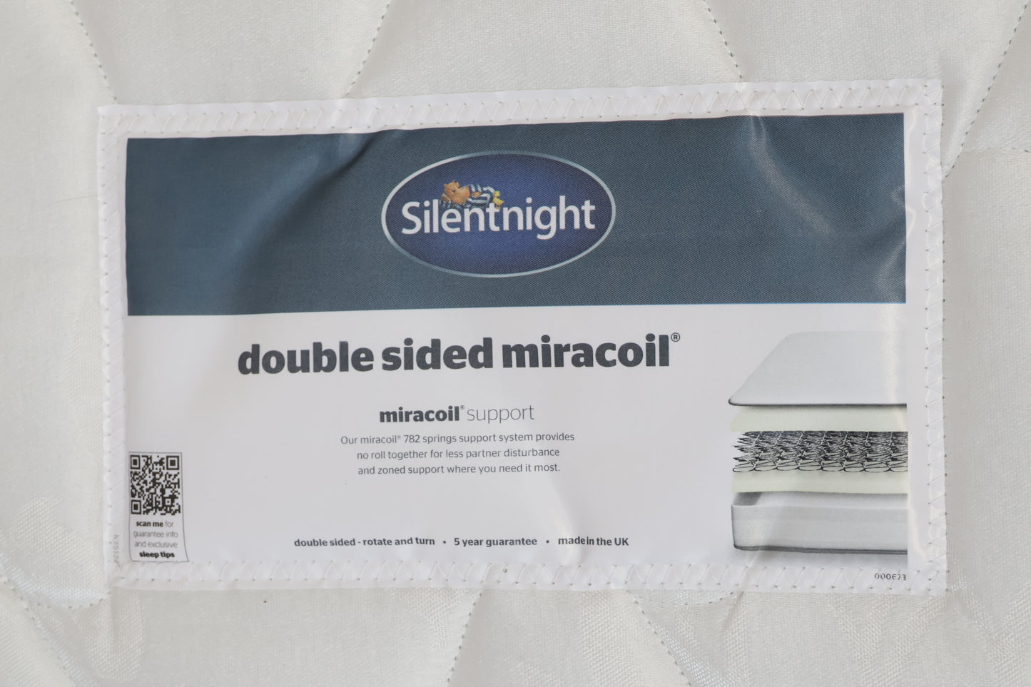 Small Double Mattress by Silent Night