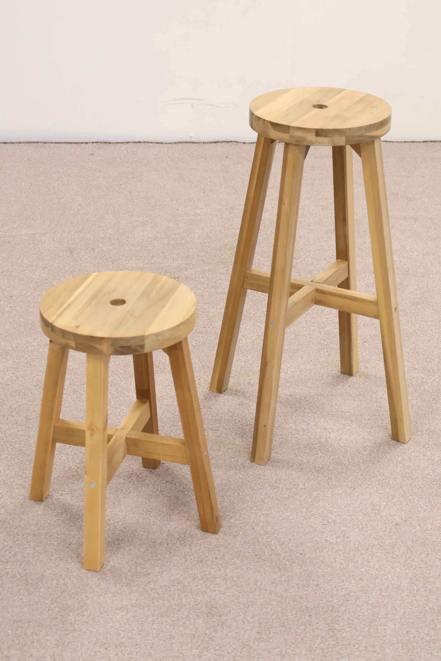Wooden Stools by Ikea