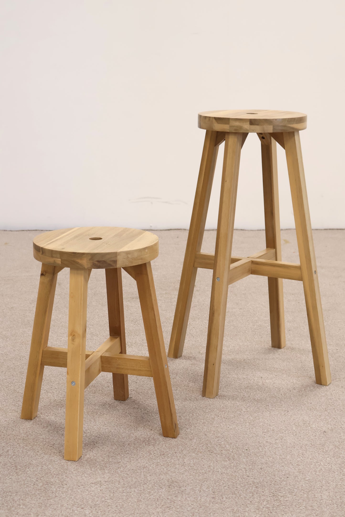 Wooden Stools by Ikea