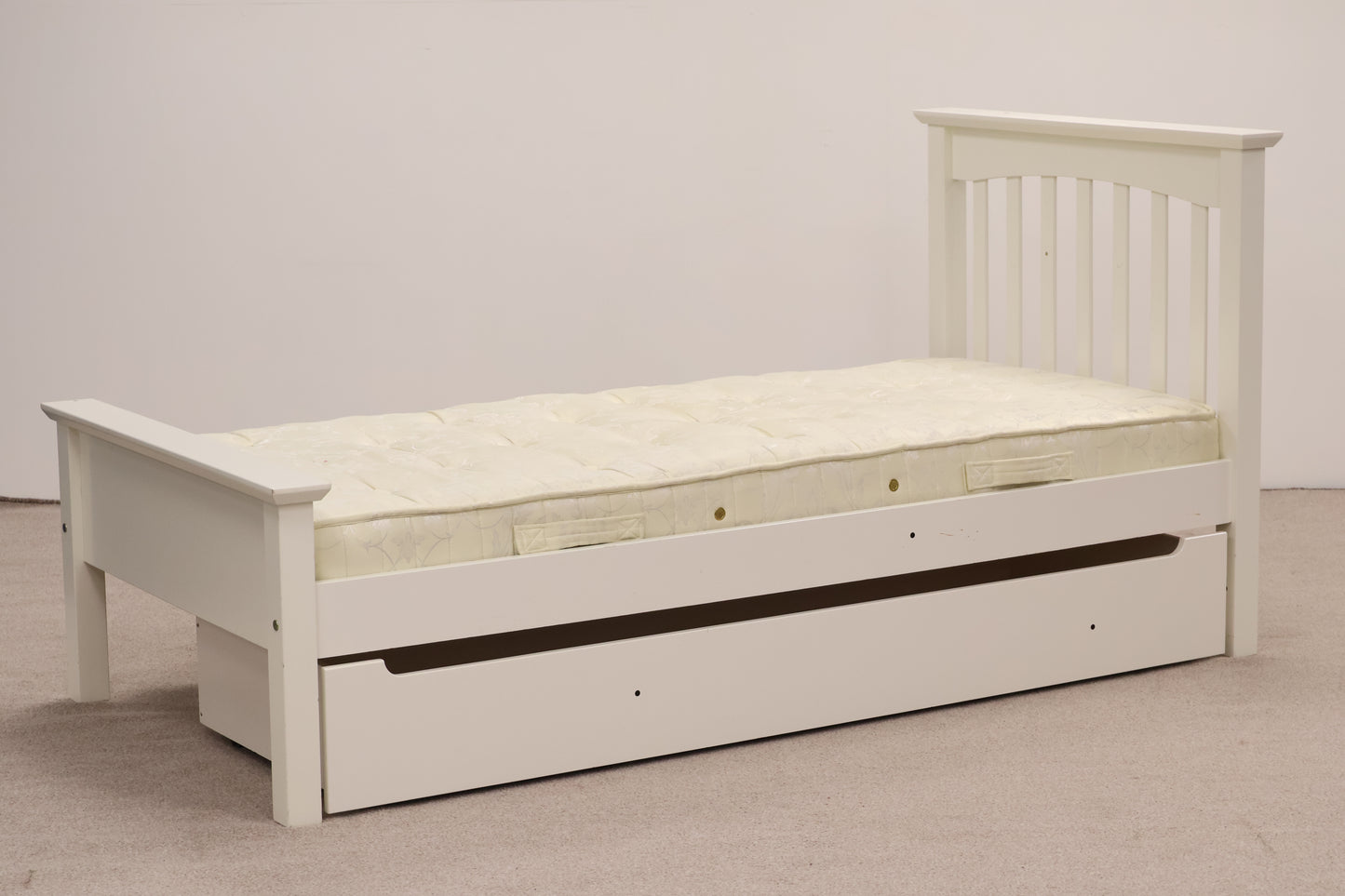 Single Bed with Storage Drawer & Sanitised Mattress