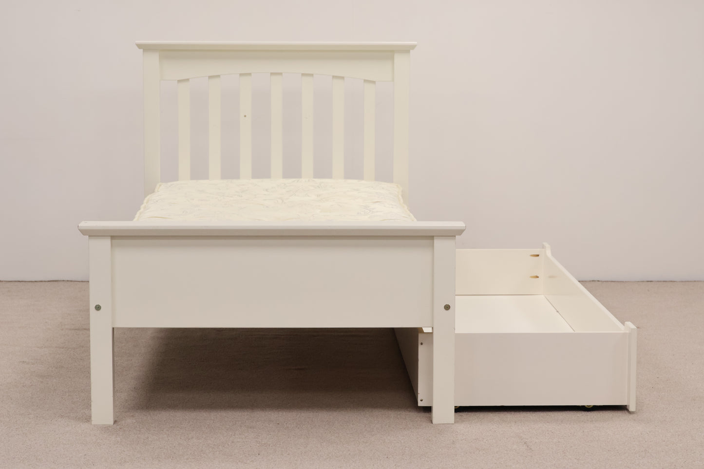 Single Bed with Storage Drawer & Sanitised Mattress