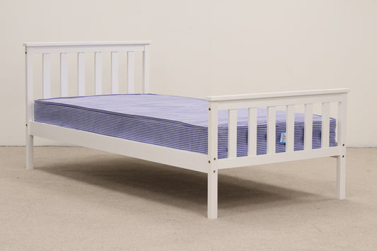 Single Bed and Sanitised Mattress