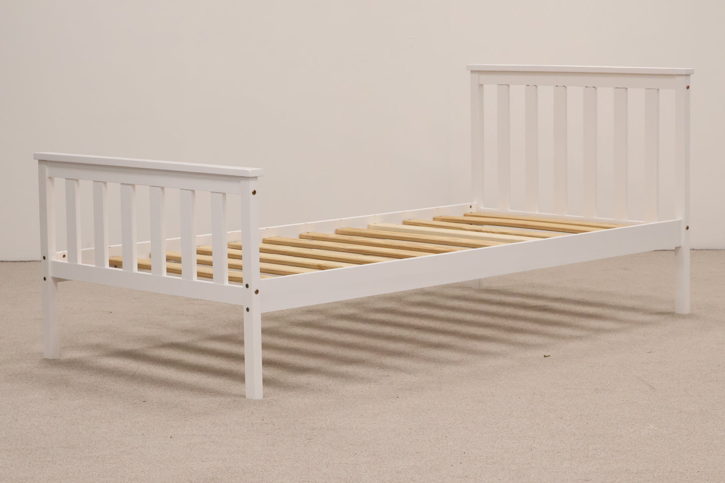 Single Bed and Sanitised Mattress