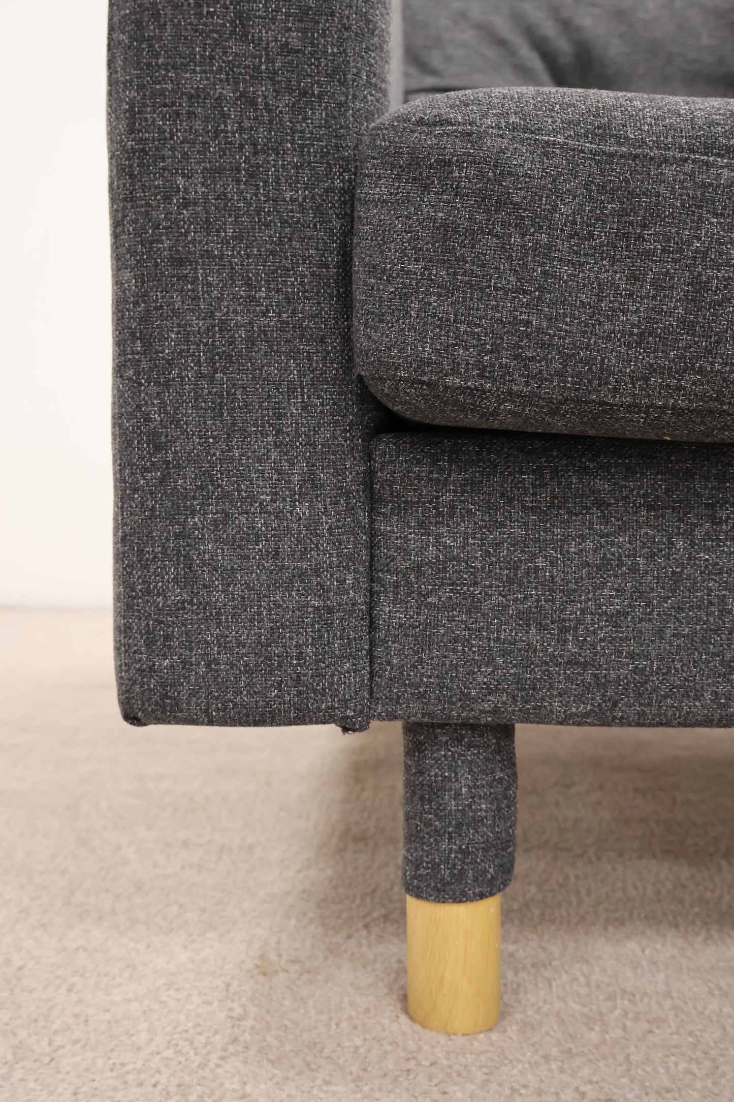 Dark Grey Fabric Chair by Ikea