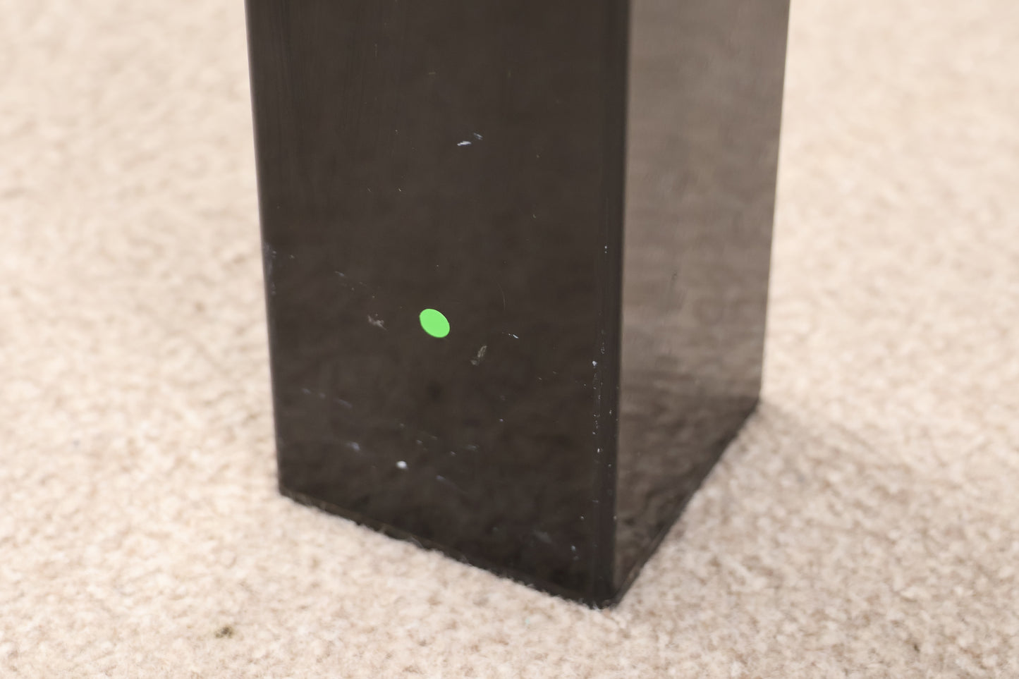 Black Glass Dining Table