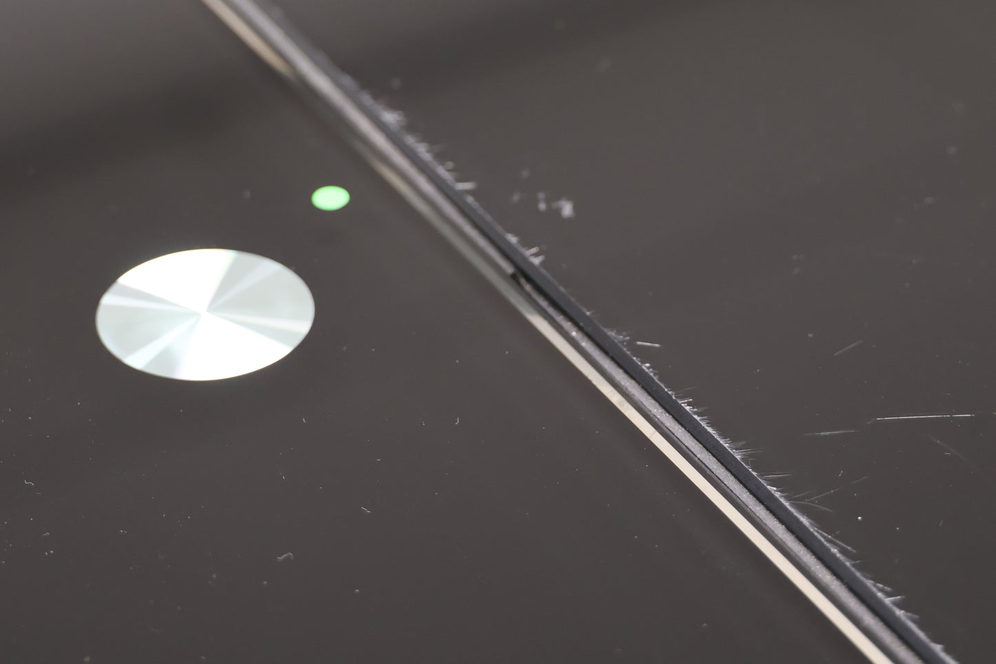 Black Glass Dining Table