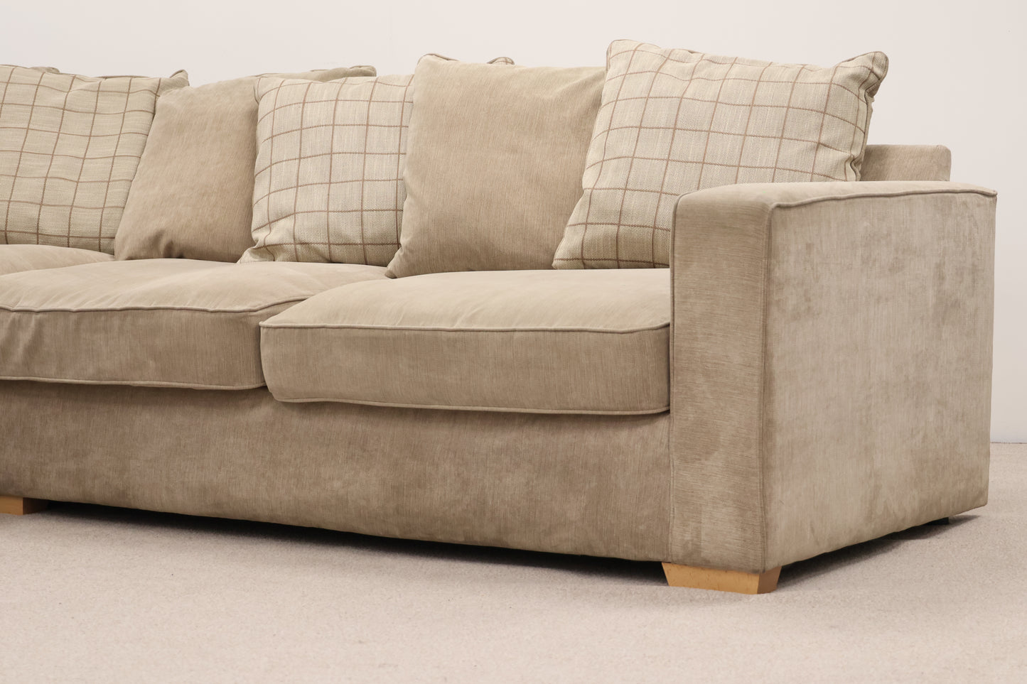 Beige Corner Sofa
