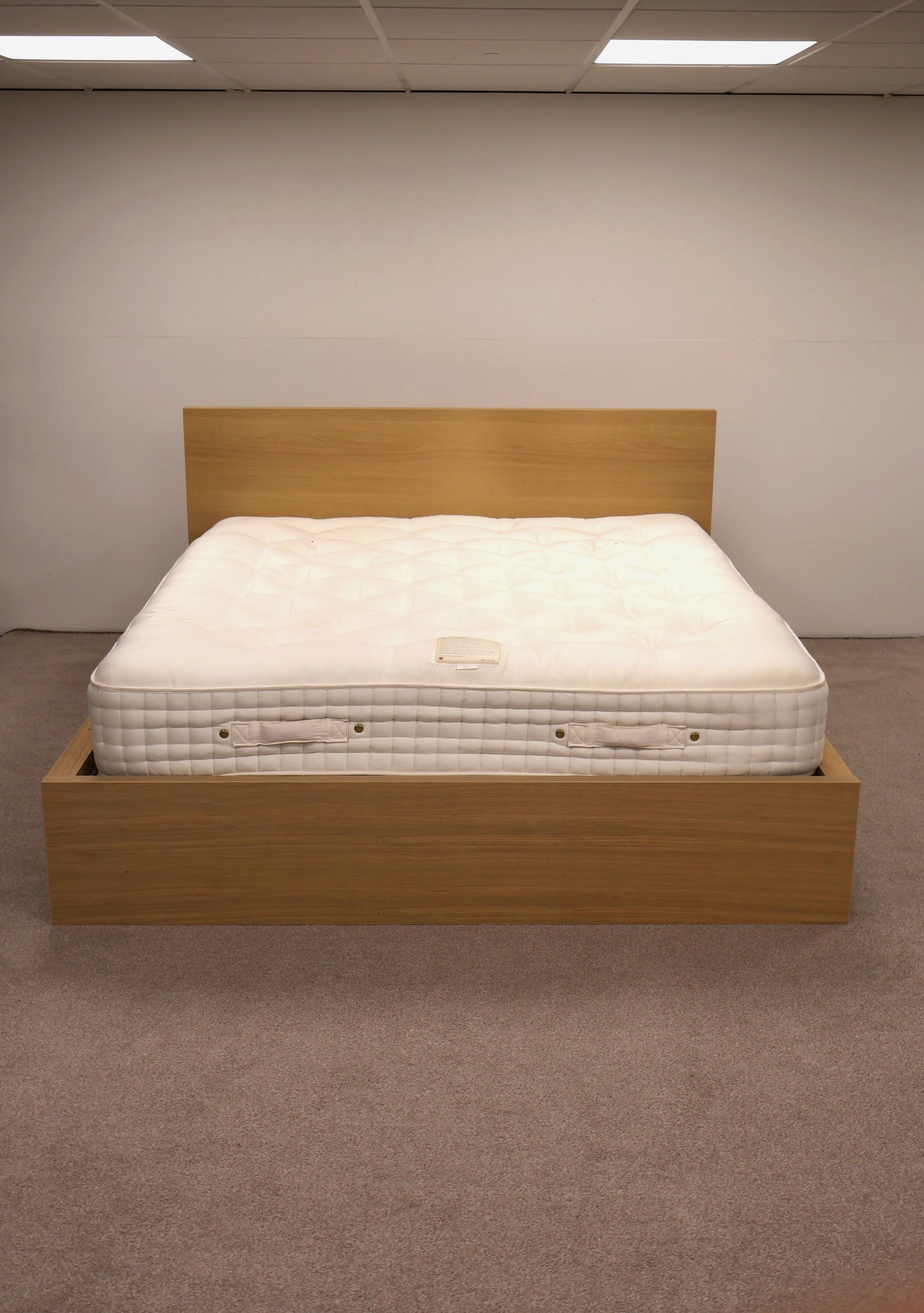 Super King Bed by Ikea with Natural Cashmere Mattress by John Lewis