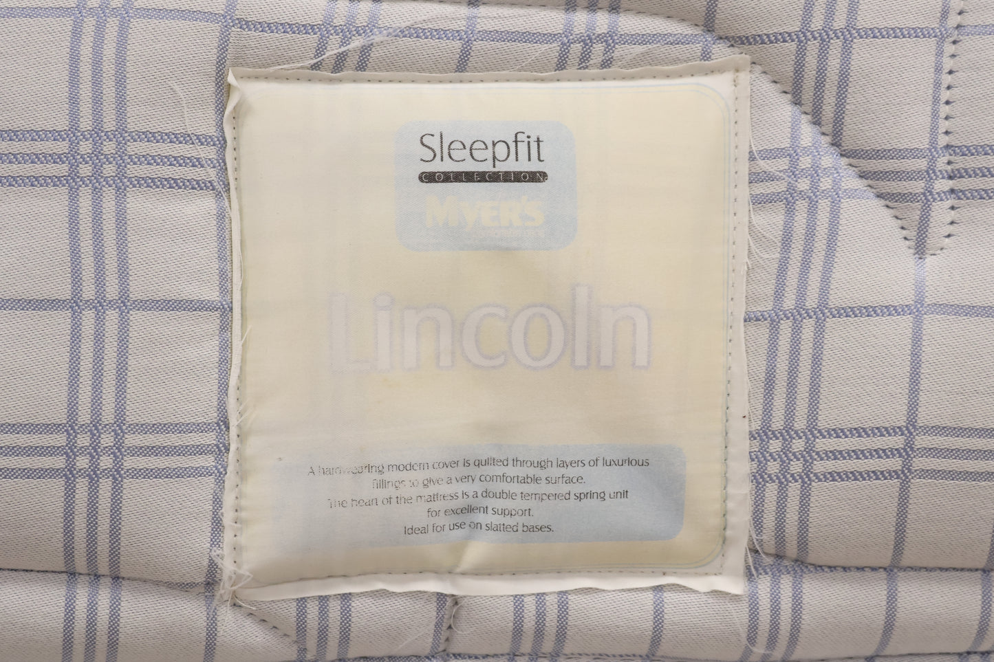 Sanitised Small Single Mattress by Myers