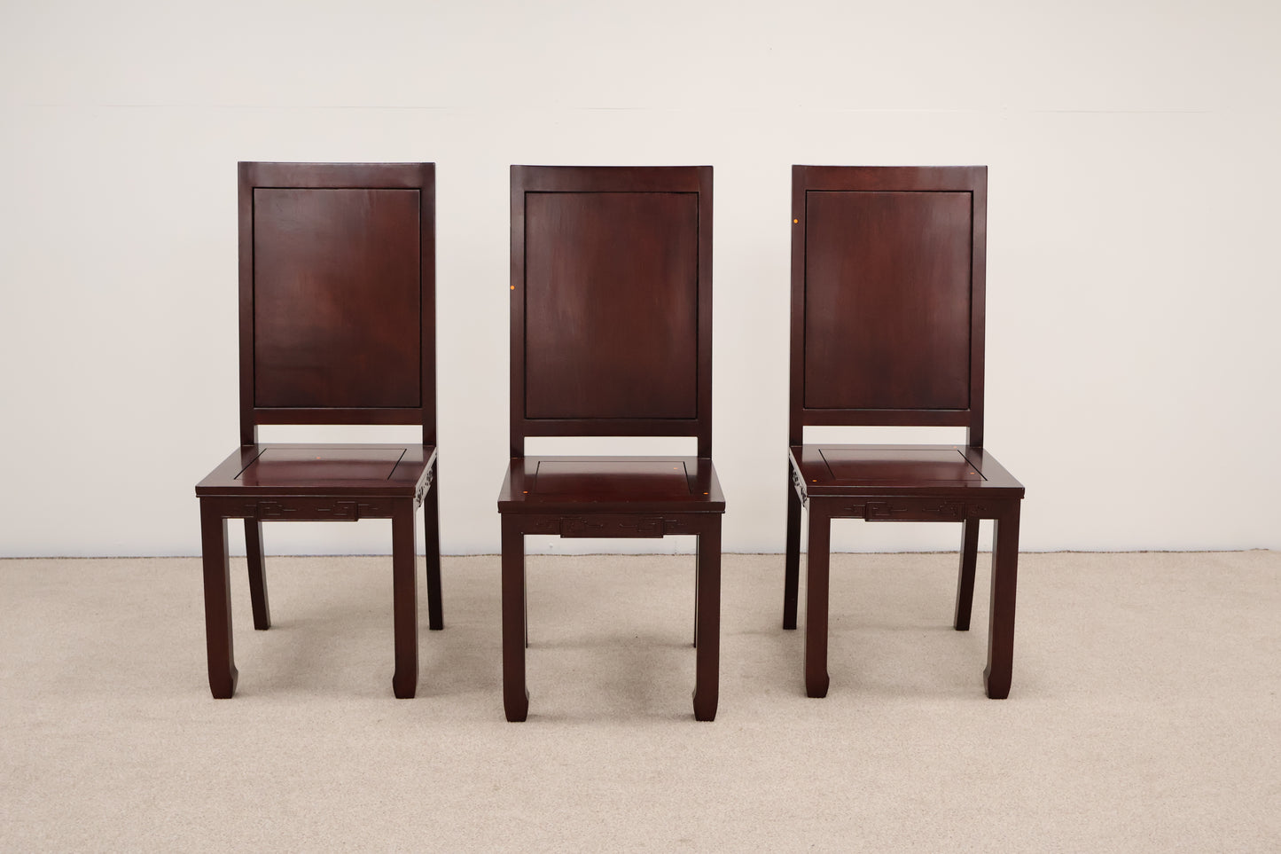 Three Decorative Conference Room Chairs