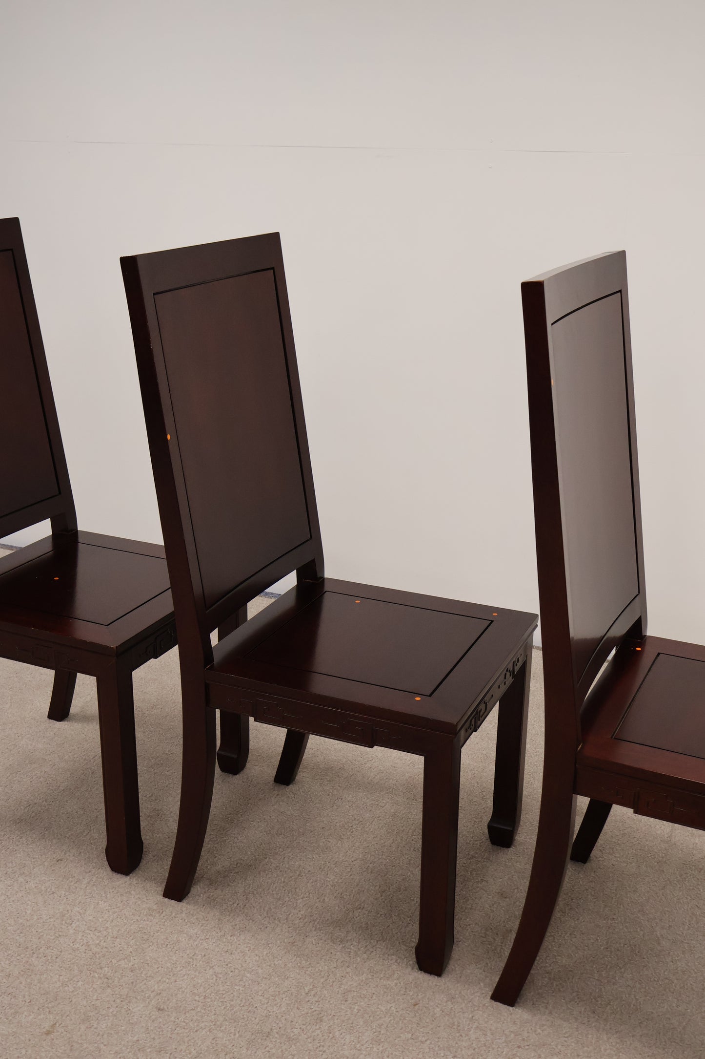 Three Decorative Conference Room Chairs