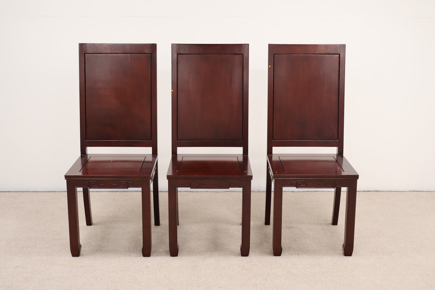 Three Decorative Conference Room Chairs