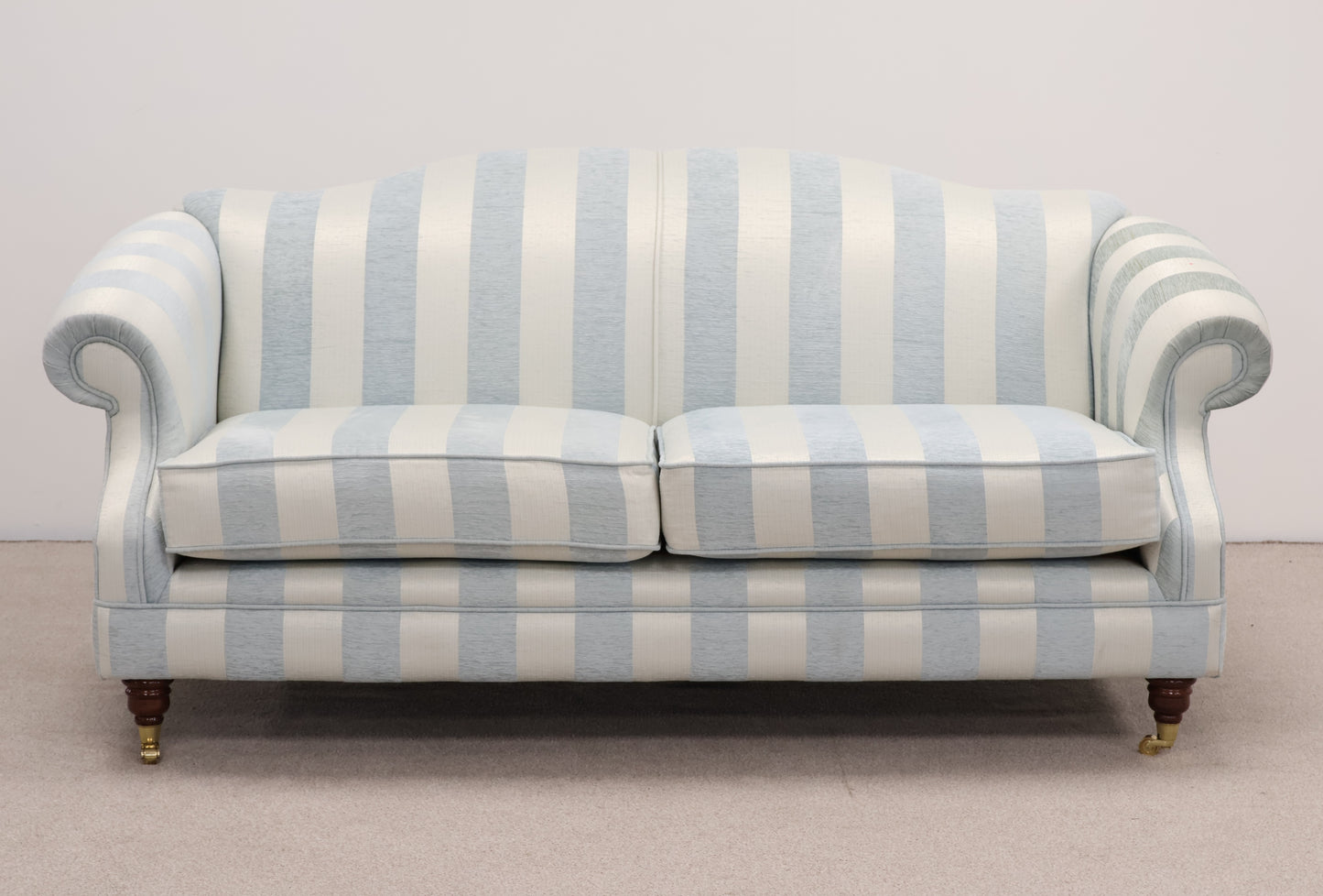 Traditional Striped Sofa