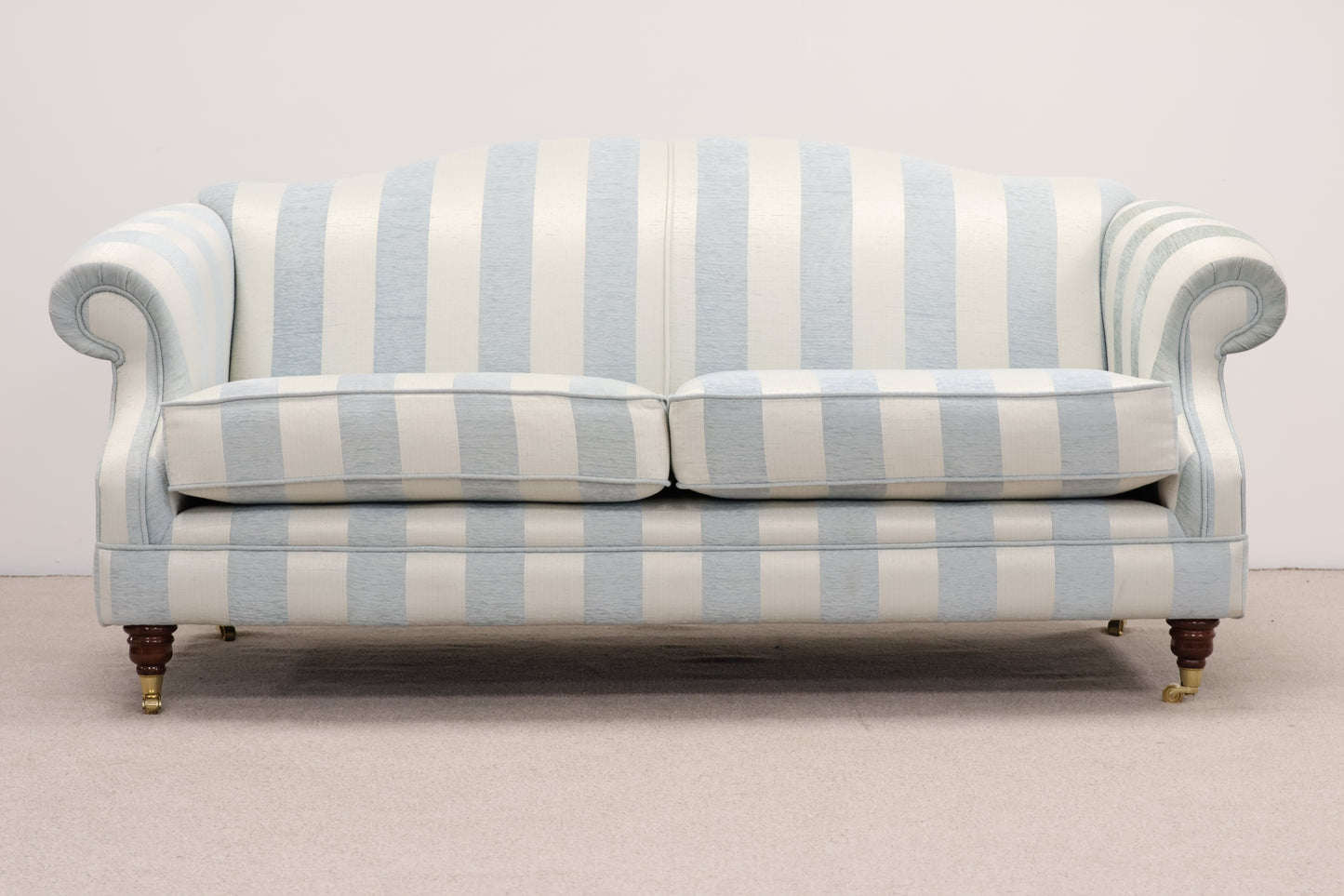 Traditional Striped Sofa