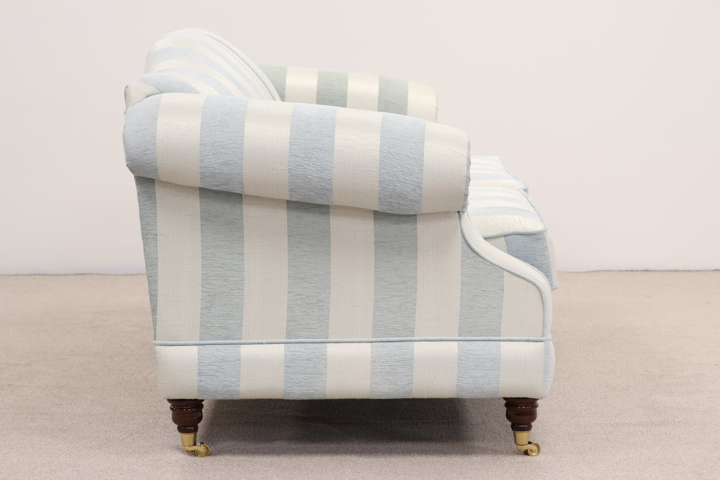 Traditional Striped Sofa