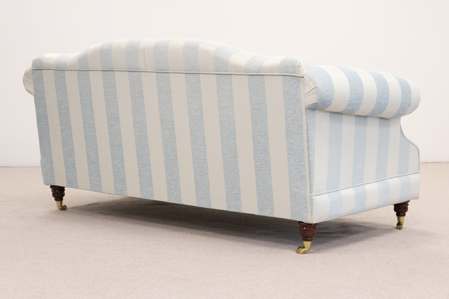 Traditional Striped Sofa
