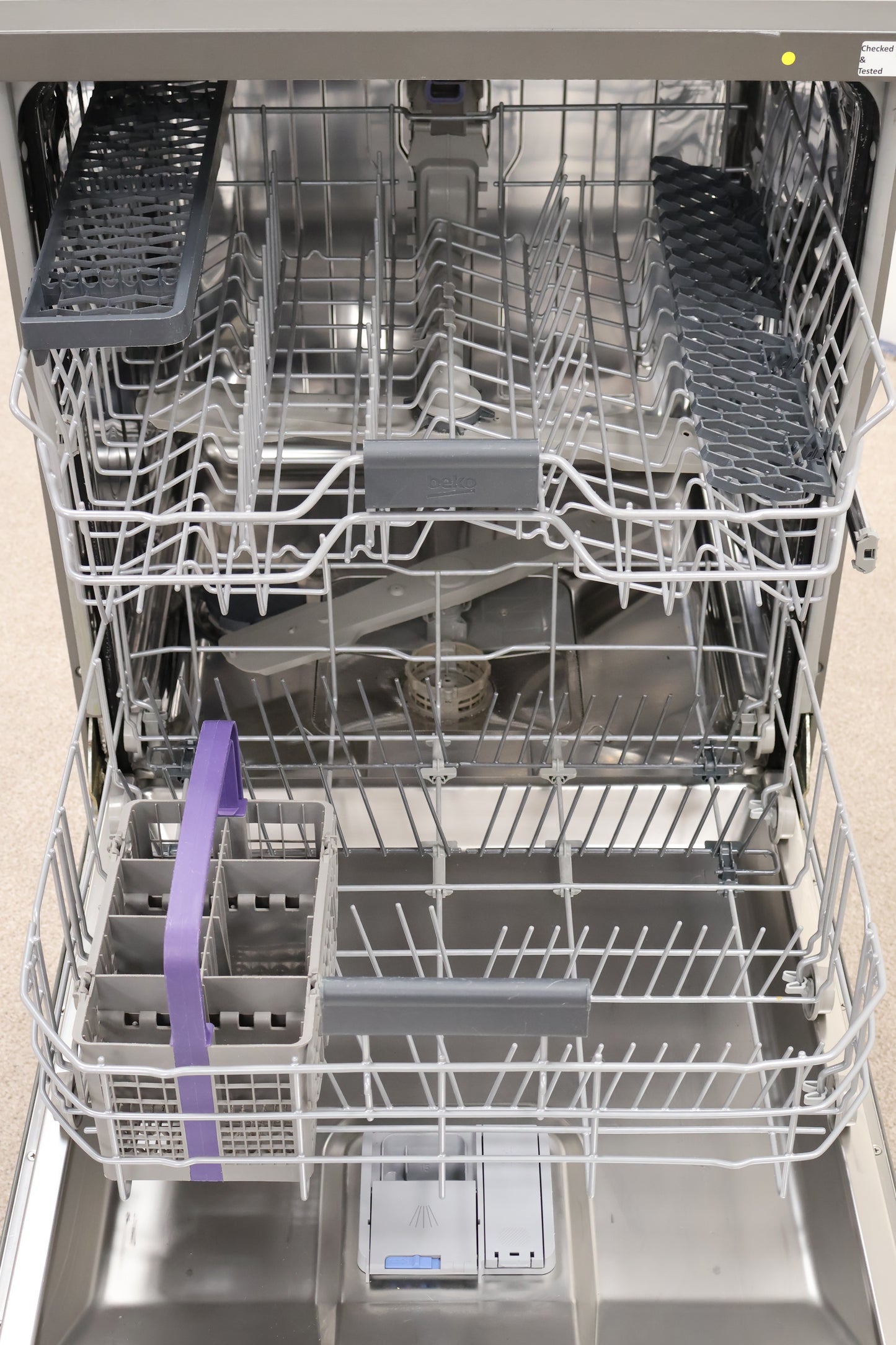 Silver Dishwasher by Beko