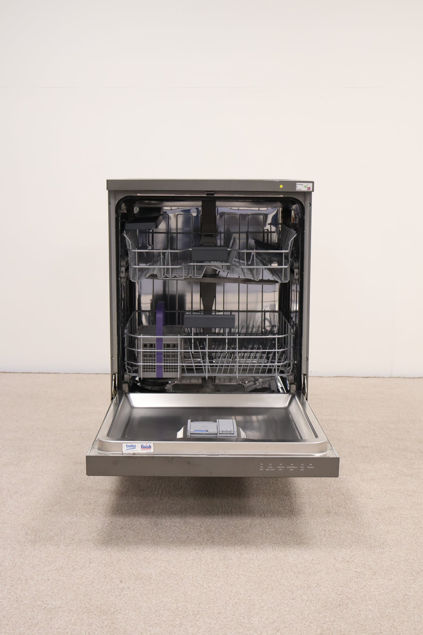 Silver Dishwasher by Beko