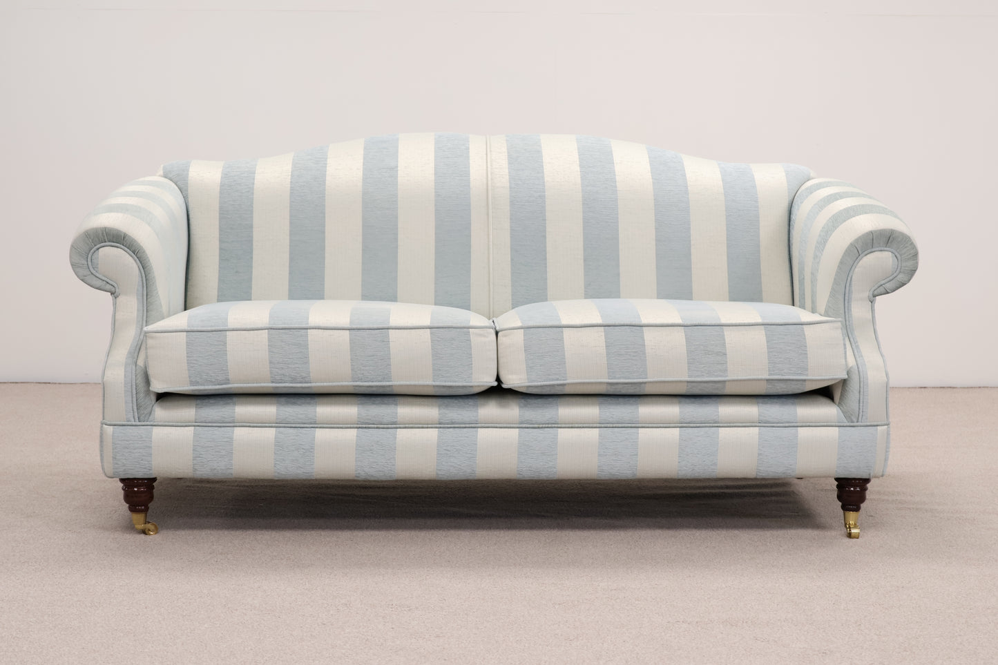 Traditional Striped Sofa
