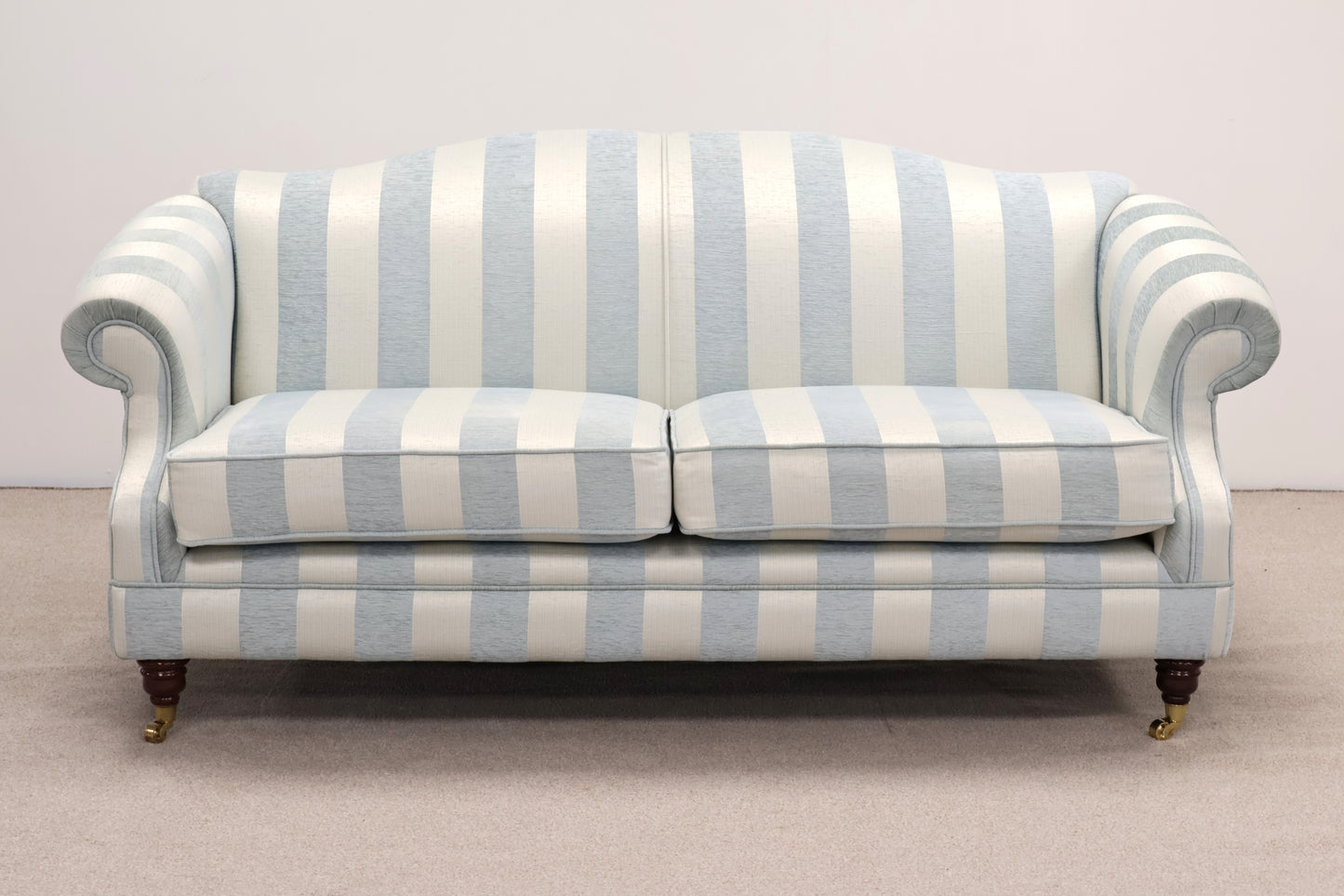 Traditional Striped Sofa
