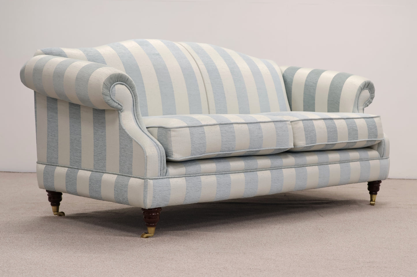 Traditional Striped Sofa