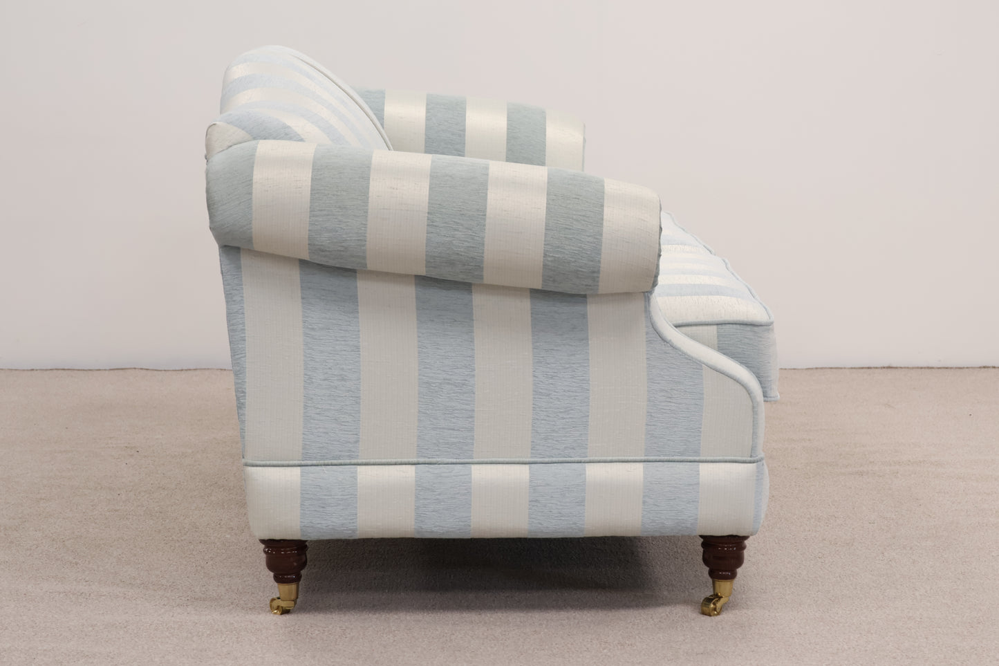 Traditional Striped Sofa