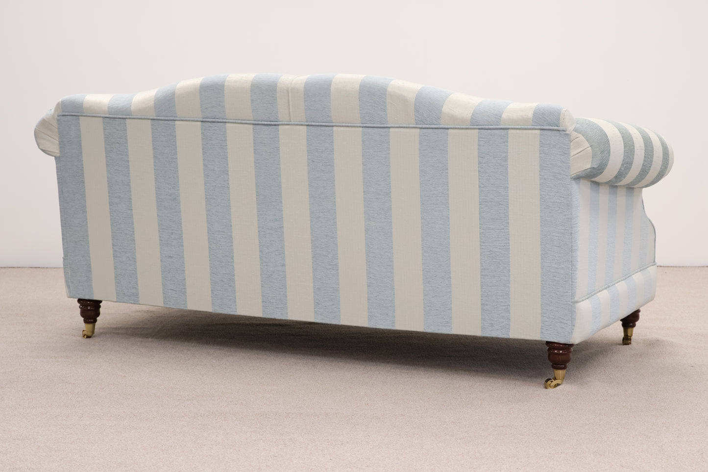 Traditional Striped Sofa