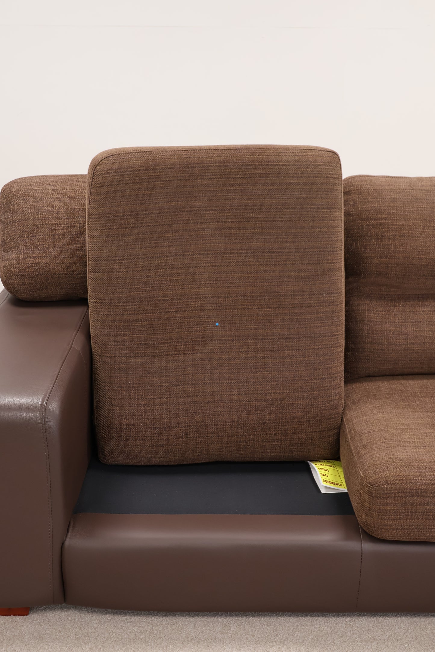 Brown Contrast Sofa