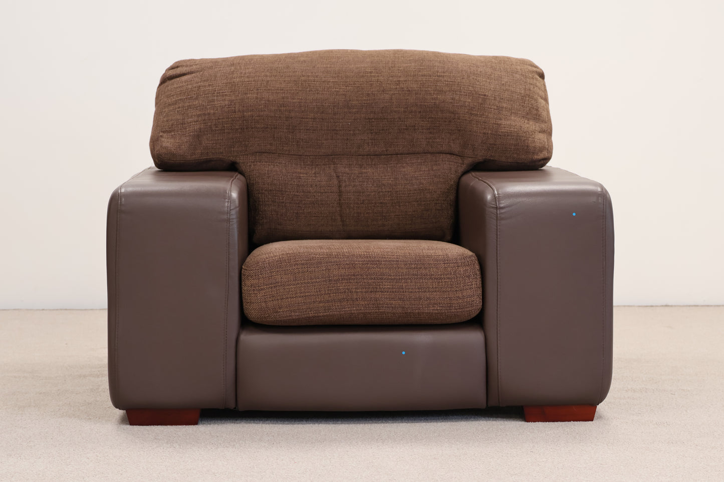 Brown contrast Armchair