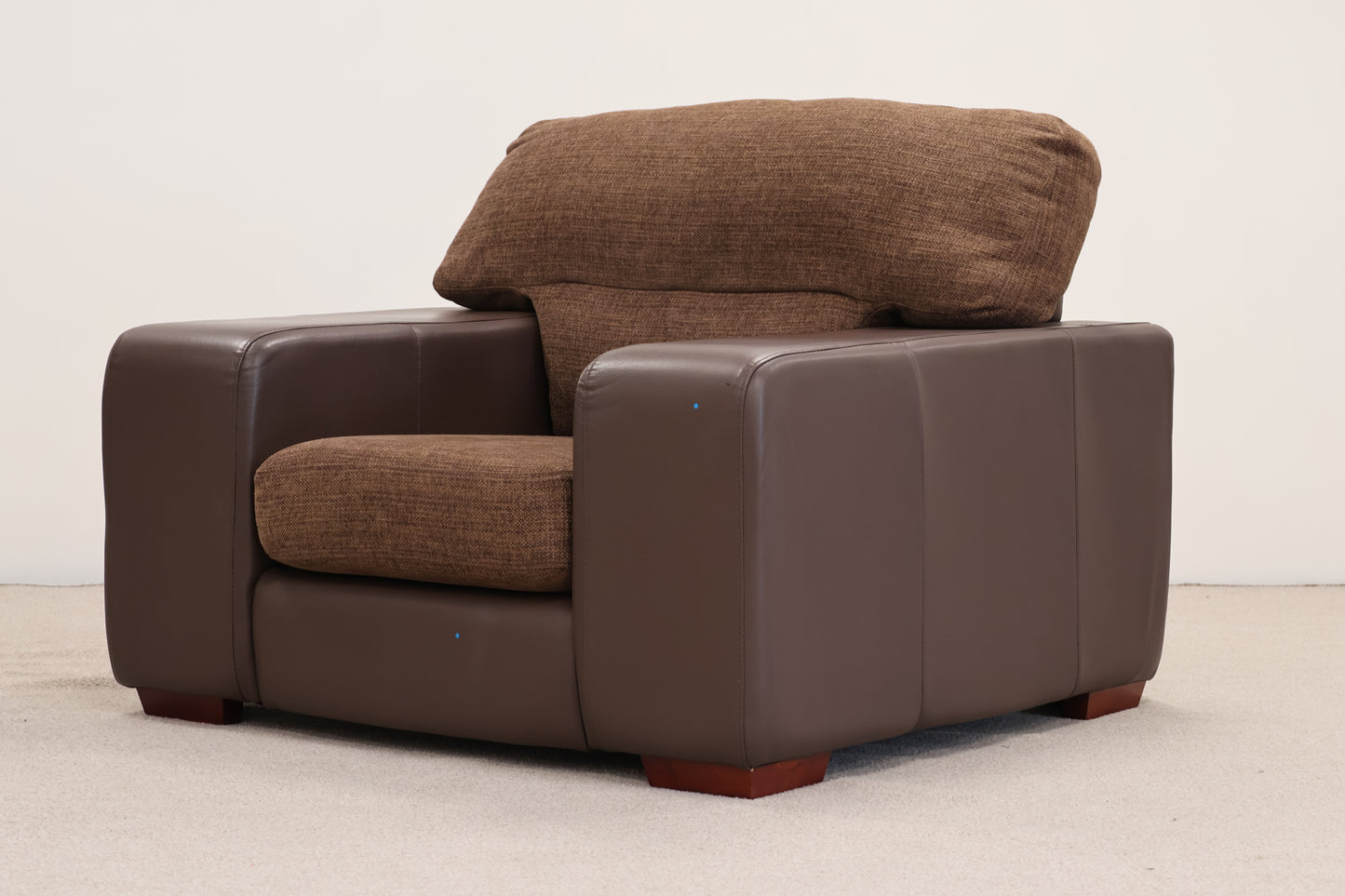 Brown contrast Armchair