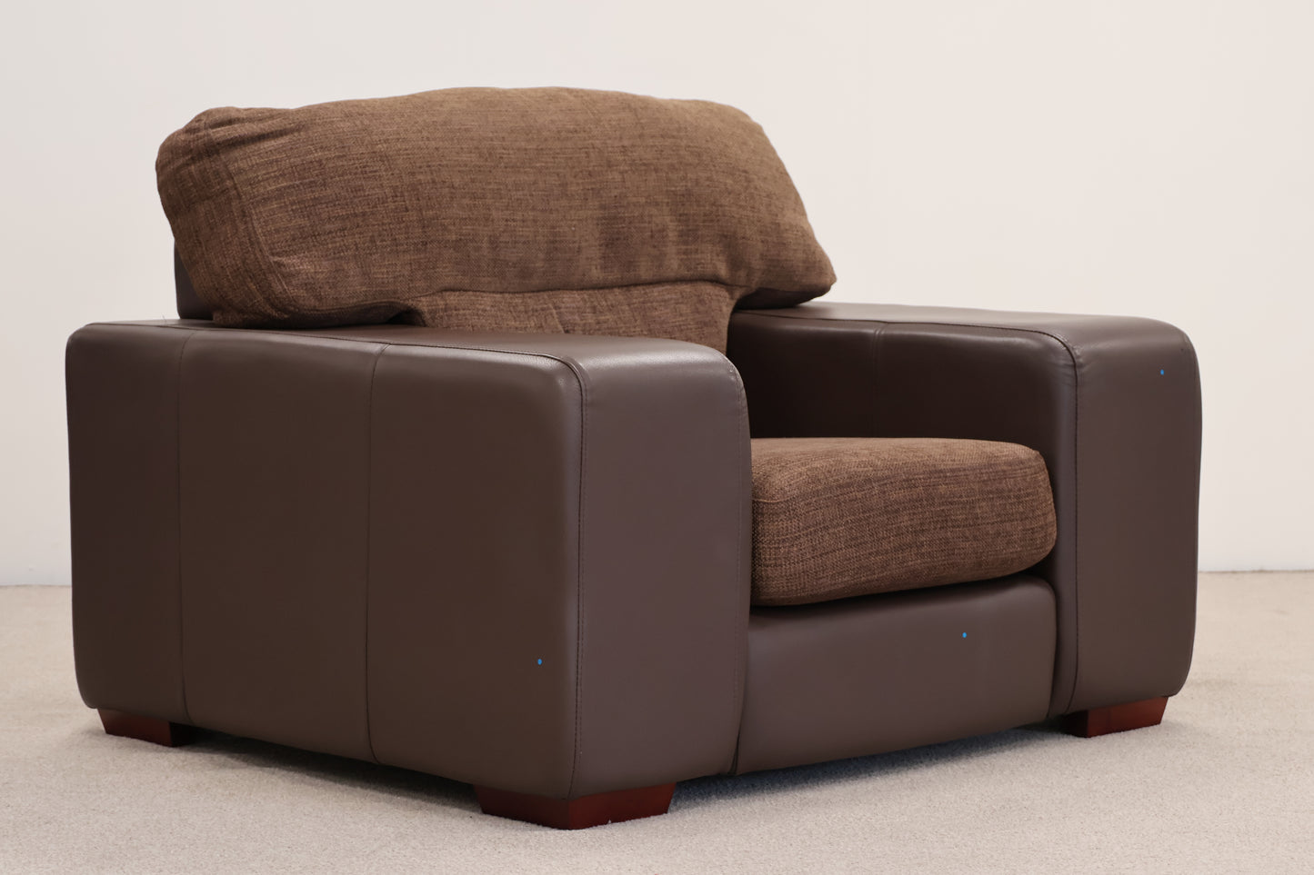 Brown contrast Armchair