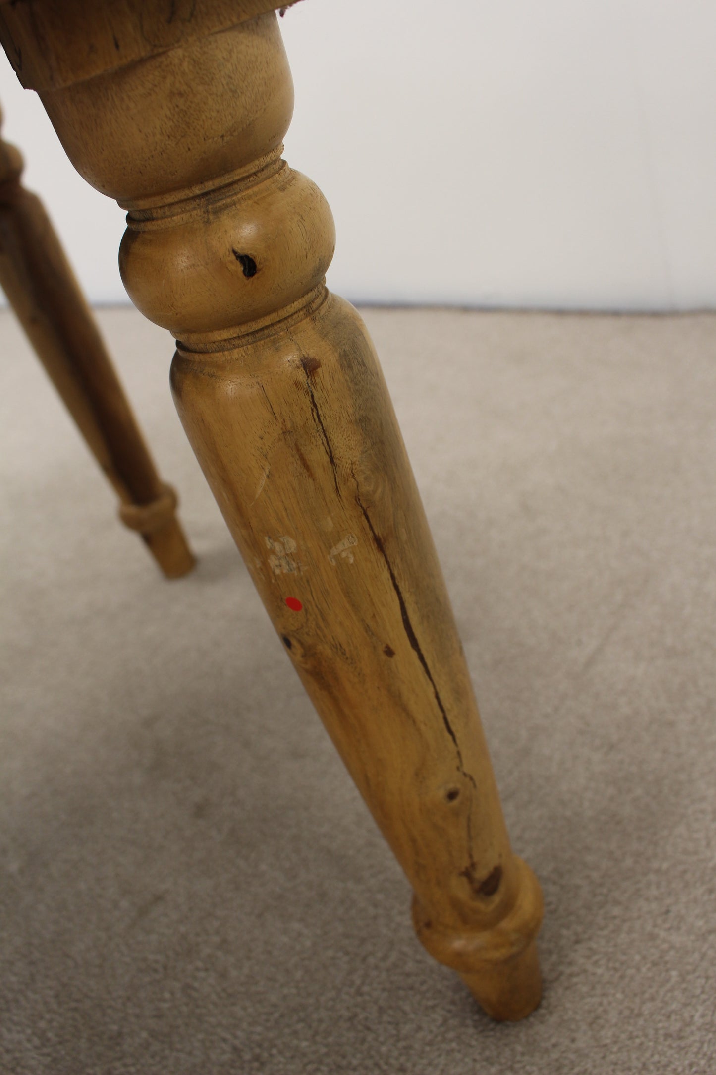 Solid Oak Table and Matching Chairs