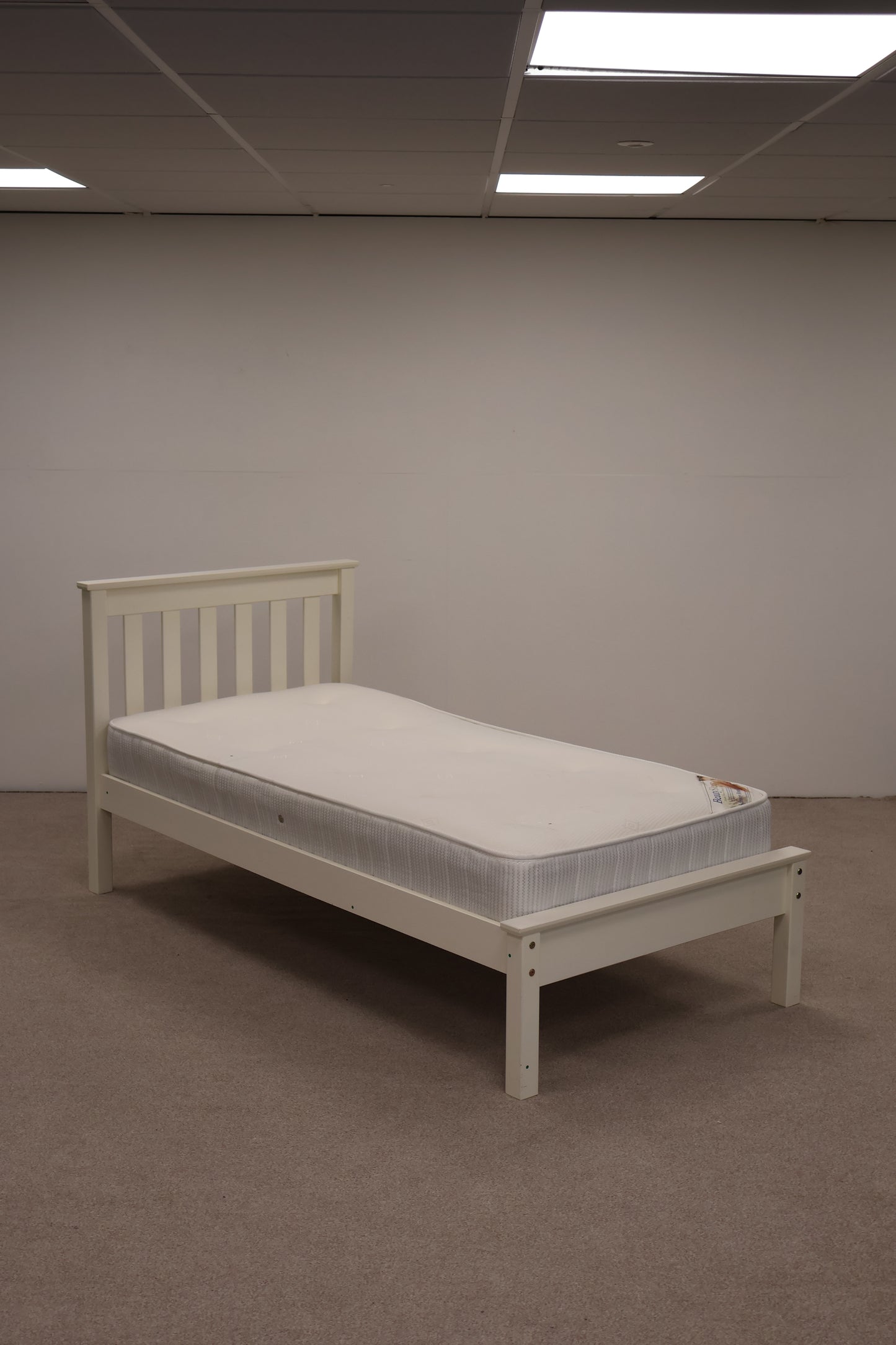 Single Bed Frame with Mattress by Beauty Sleep