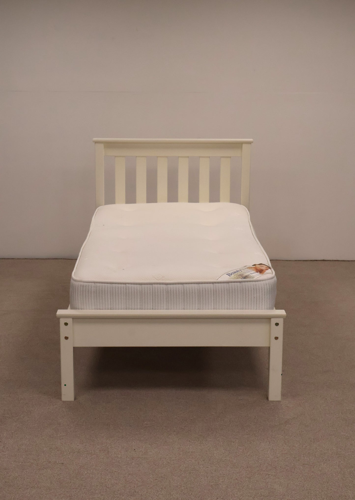 Single Bed Frame with Mattress by Beauty Sleep