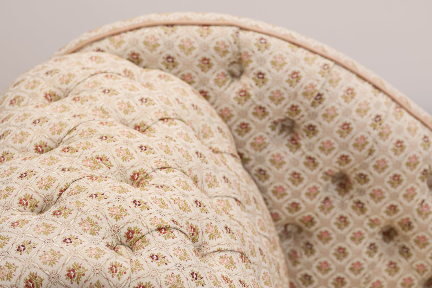 Victorian Style Chaise Longue and Footstool