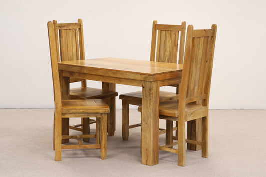 Mango Wood Dining Table & Chairs