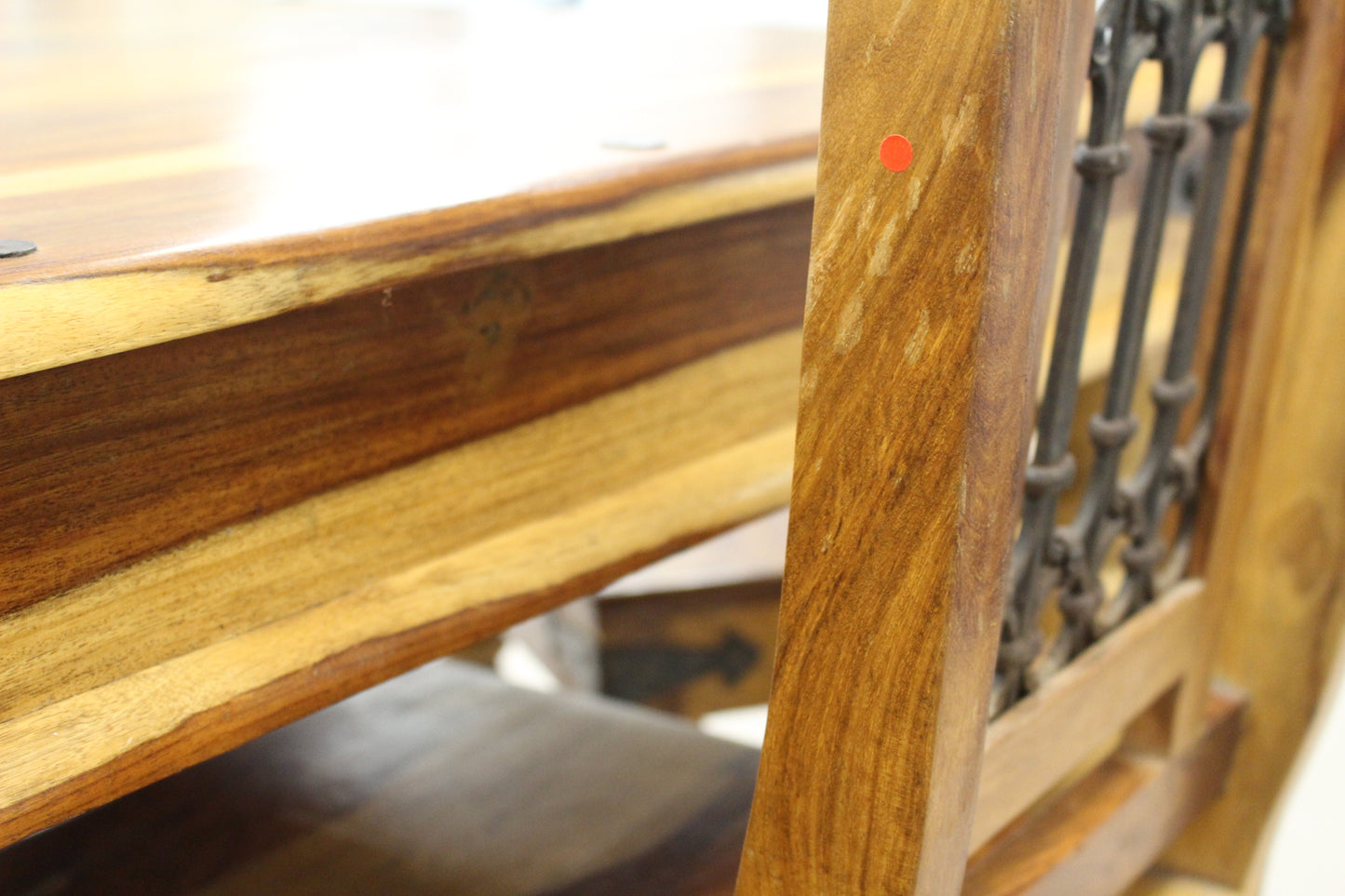 Solid Oak Table and Matching Chairs