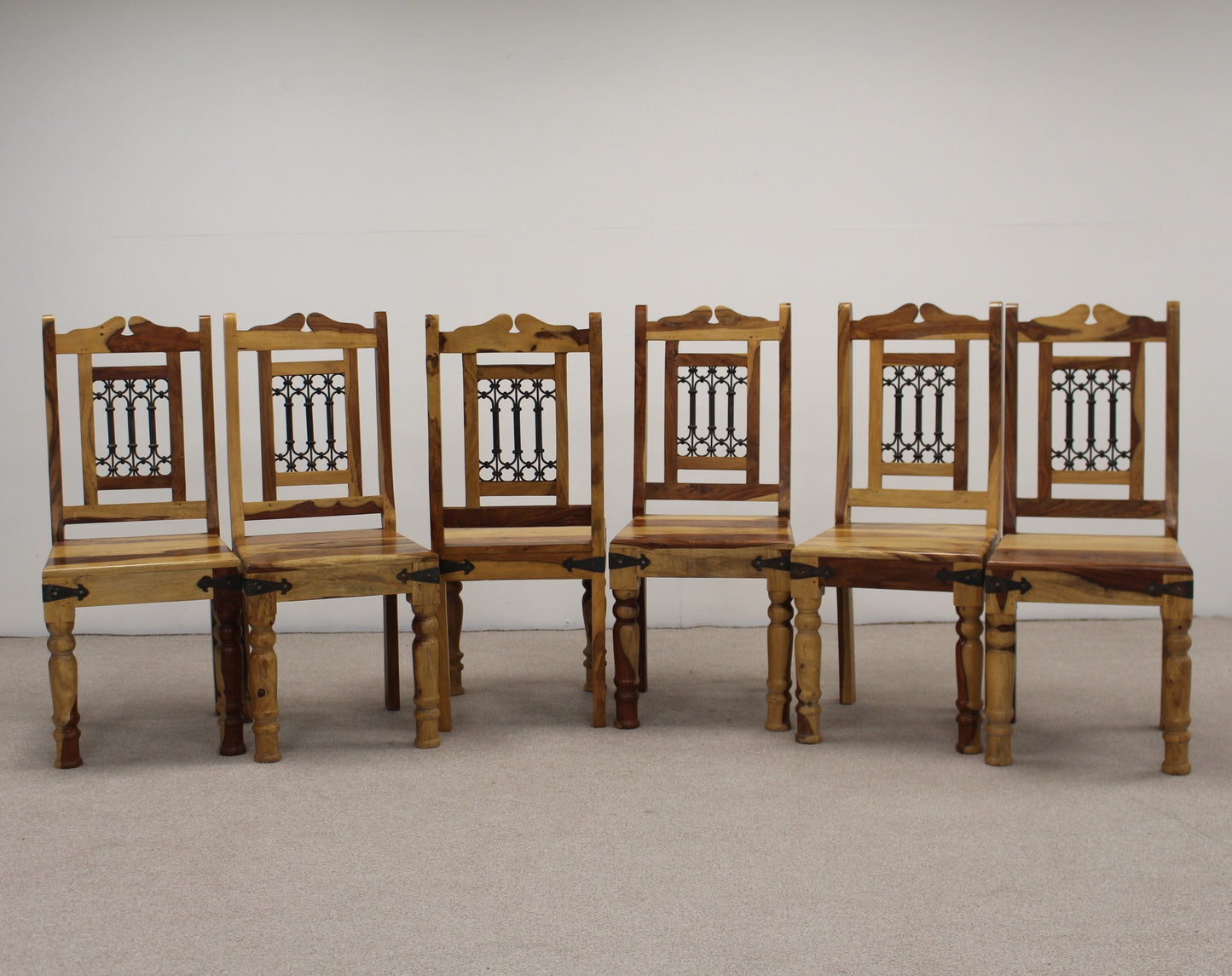 Solid Oak Table and Matching Chairs