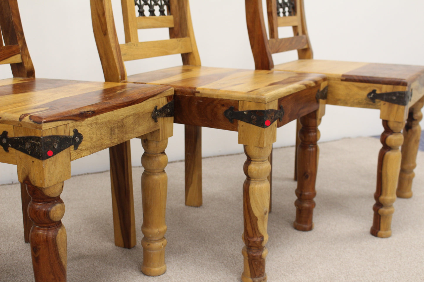 Solid Oak Table and Matching Chairs