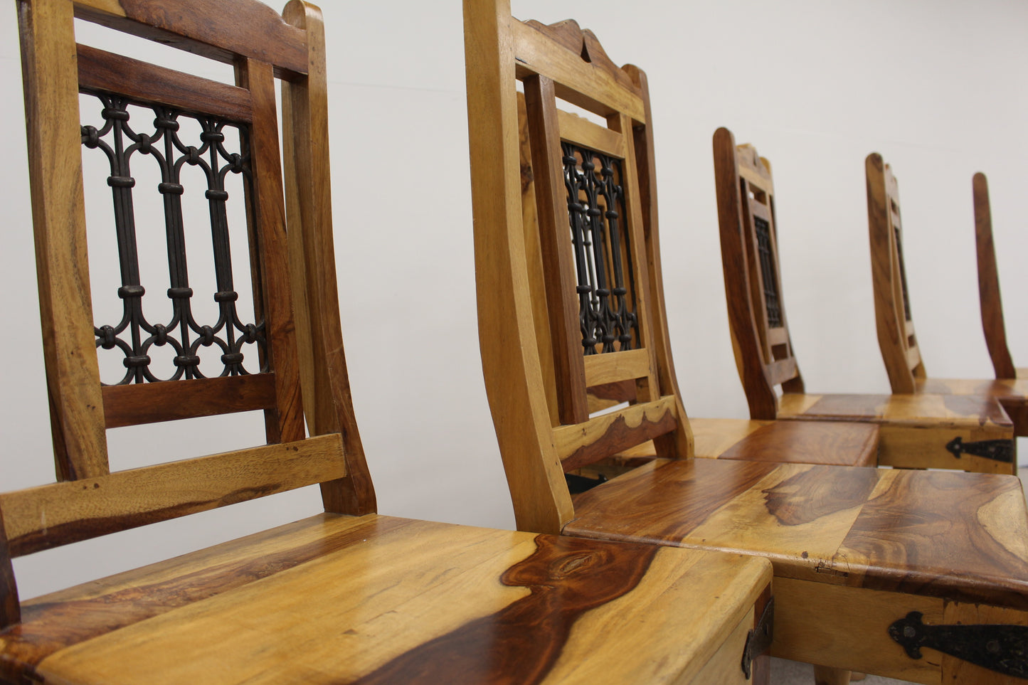 Solid Oak Table and Matching Chairs