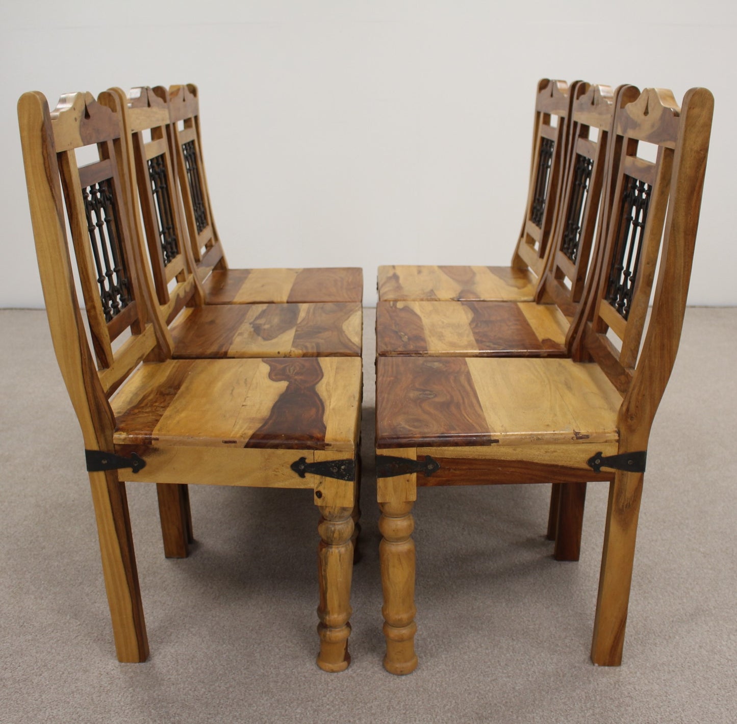 Solid Oak Table and Matching Chairs