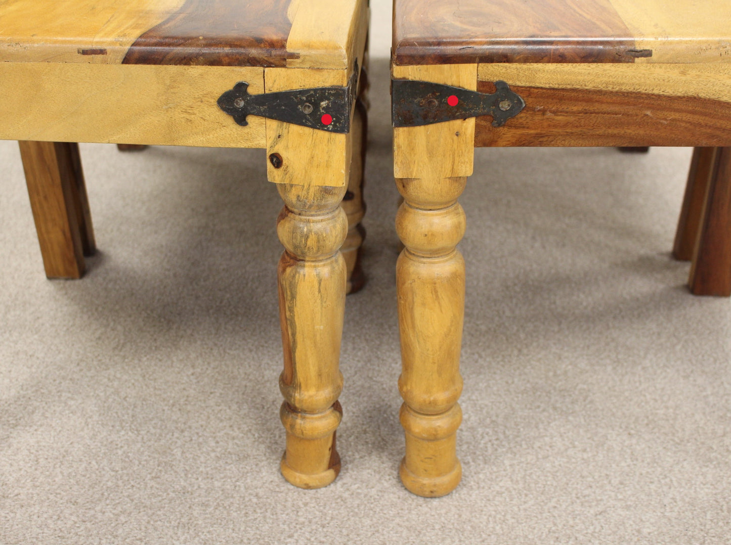 Solid Oak Table and Matching Chairs