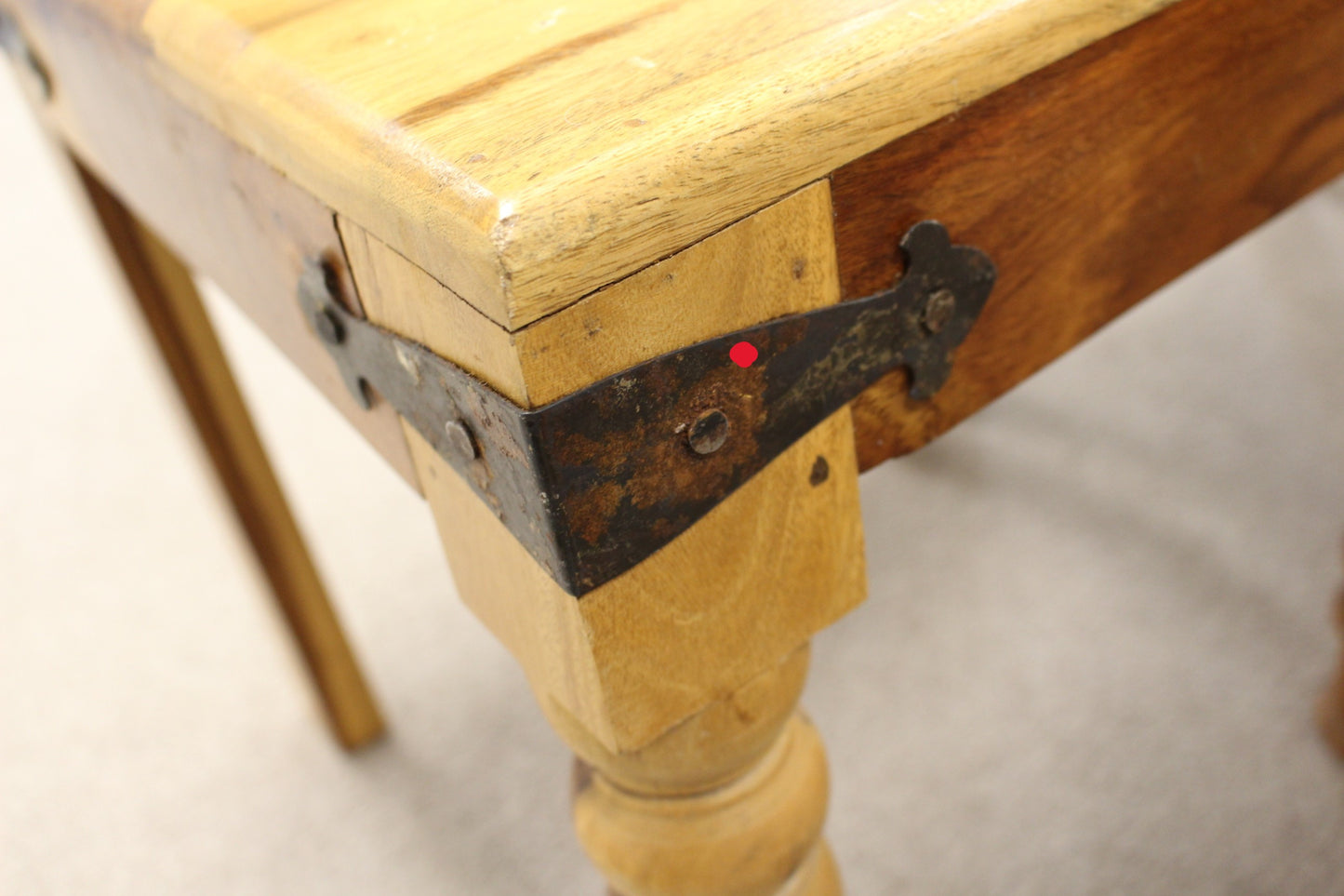 Solid Oak Table and Matching Chairs